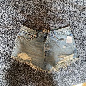Free People Denim Shorts